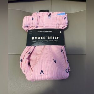 BNWT BANANA REPUBLIC MEN'S LOVE VALENTINE'S DAY WOVEN BOXER US SIZE LARGE (L)